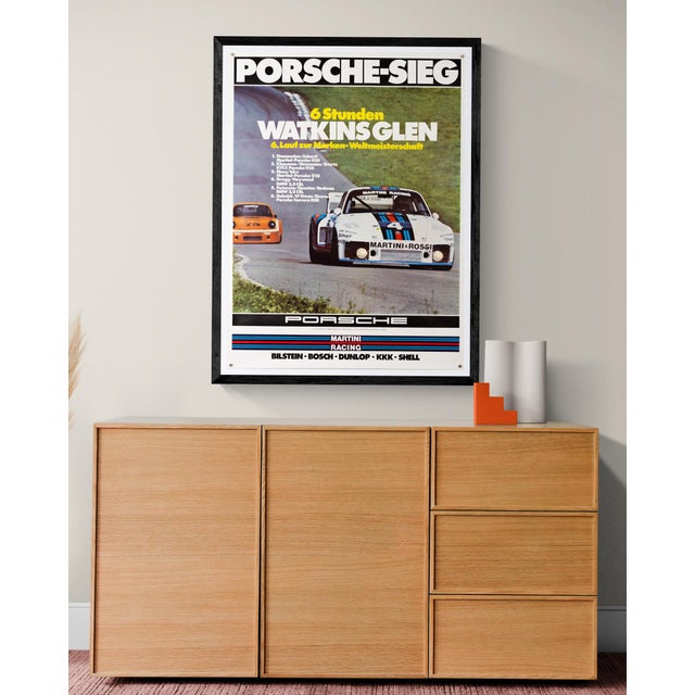 Sieg Watkins Glen 6 Hours – 1976 – Original Vintage Porsche Poster by Erich Strenger – Motorsport Racing – 102x76 cm The...