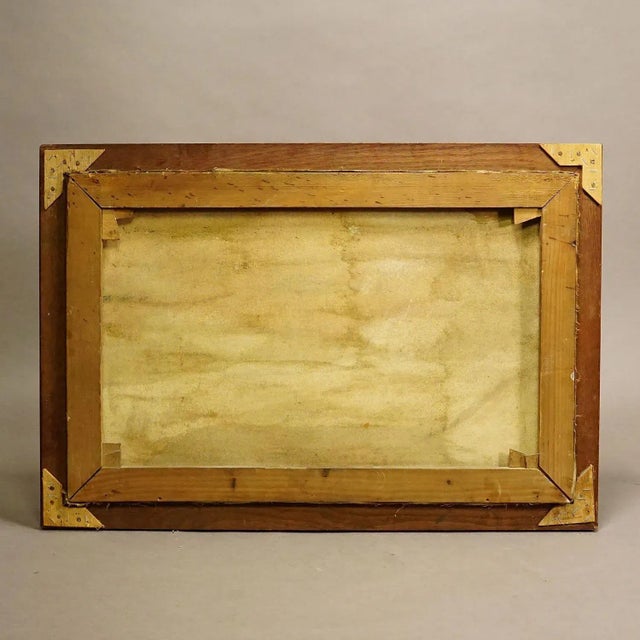 Kuta, Sunrise in a Winter Landscape in the Black Forest, 1950s, Oil on Canvas, Framed For Sale - Image 7 of 8