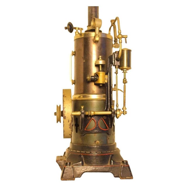 Steam Engine from Ernst Plank, 1880s For Sale - Image 11 of 18