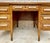 Vintage Oak Desk with Seven Drawers, 1940s For Sale - Image 4 of 8