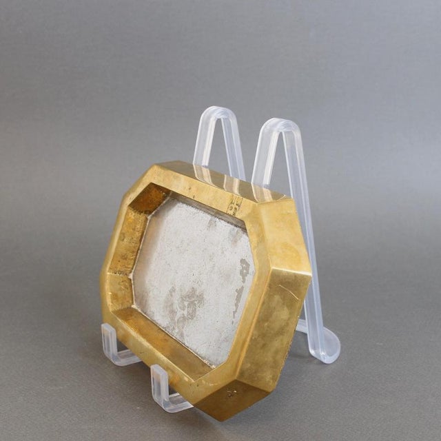 Aluminium and Brass Vide-Poche by David Marshall 1980s For Sale - Image 3 of 15