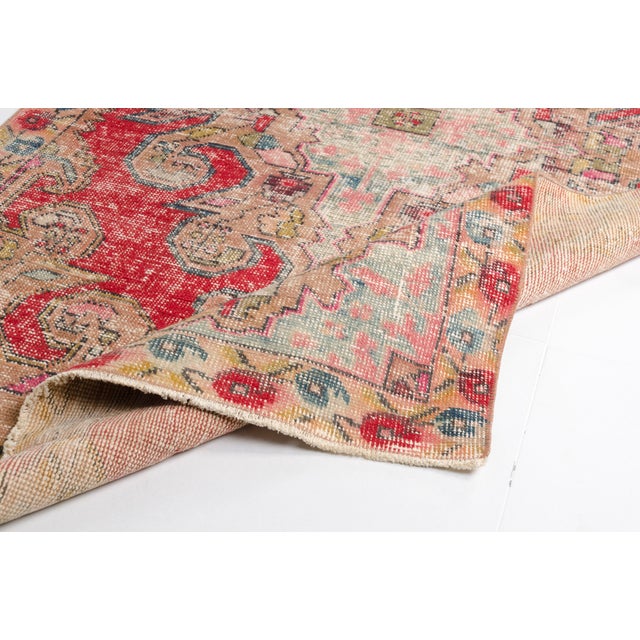Textile 1960s Hand-Knotted Traditional Anatolian Rug For Sale - Image 7 of 9