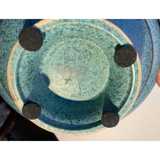 Art Deco Fruit Bowl in Painted Earthenware, 1920s For Sale - Image 6 of 8