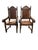 1980s 1980s 12 Spanish Colonial Style "Sillon De Frailero "Chairs For Sale - Image 5 of 13