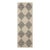 Chris Loves Julia x LoloiFrancis Beige / Charcoal 2'-6" x 9'-9" Runner Rug For Sale