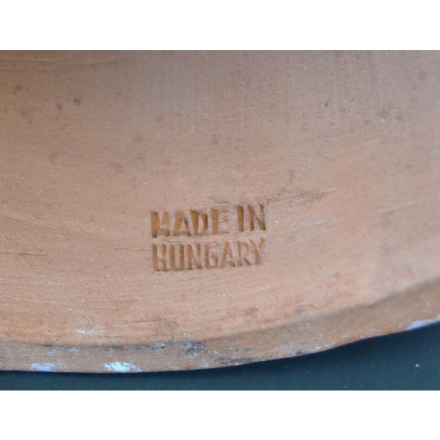 1950s Margit Kovács Stylized Reading Girl Clay Sculpture Budapest Hungary For Sale - Image 10 of 15