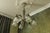 Metal Art Deco French Bronze and Frosted White Glass Six-Light Chandelier, 1930s For Sale - Image 7 of 18