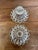 Glass Vintage Pressed Glass Candle Holders With Hobnail Edge, Set of Two For Sale - Image 7 of 9