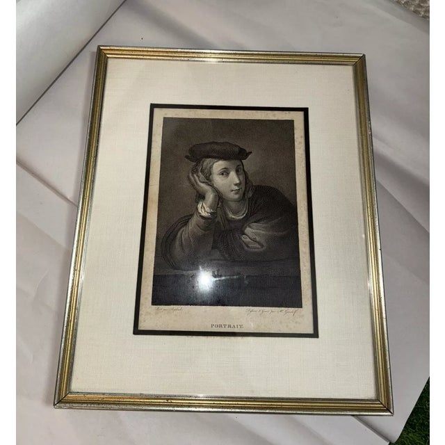 Traditional 18th Century Engraving of Raphael by Mauro Gandolfi For Sale - Image 3 of 7