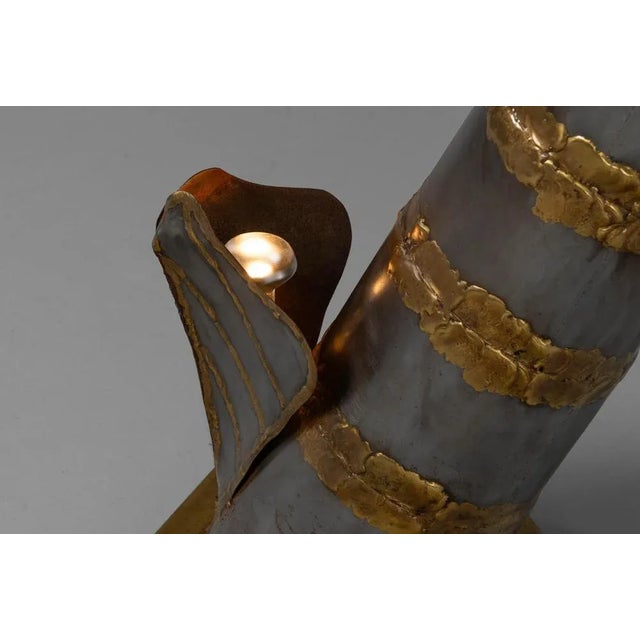 Palm Tree Floor Lamp in the style of Maison Jansen, 1970s For Sale - Image 9 of 18