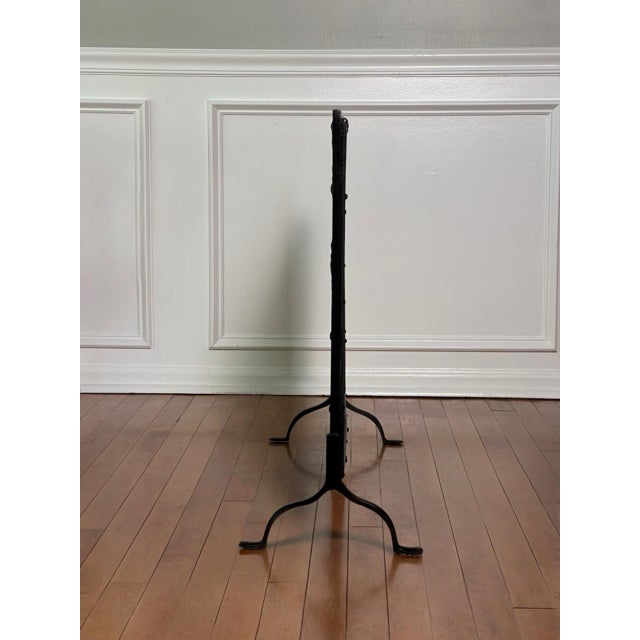 Arts and Crafts Cast Brass and Iron Fire Screen in Black, Single Panel, Early 20th C. For Sale In Philadelphia - Image 6 of 13