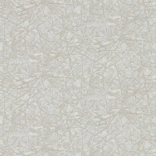Harlequin Shatter Wallpaper in Ivory/Pebble - a Sample For Sale