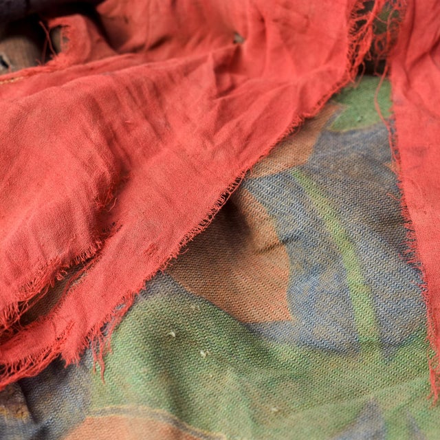 Early 20th Century Yoruba Egungan Mask with Fabric Nigeria For Sale - Image 12 of 17