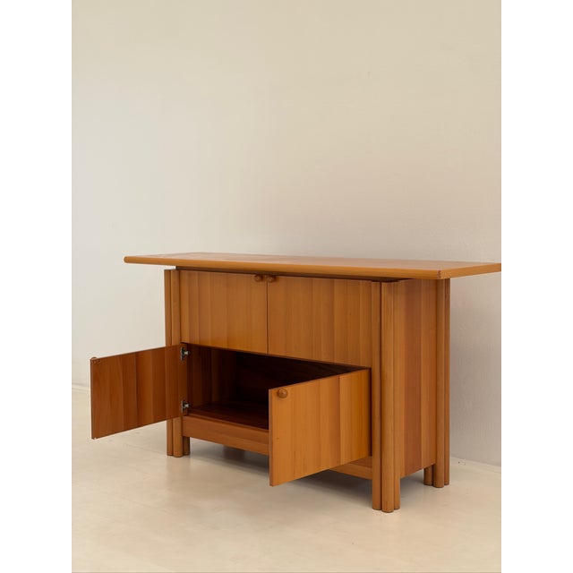 Vintage Sideboard in Walnut, 1980s For Sale - Image 3 of 14