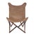 Our Leather Sling Chair embodies casual elegance. It features a chic folding wood frame adorned with a genuine leather...