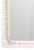 Shabby Chic 1970s White Woven & Braided Wicker Wall Mirror For Sale - Image 3 of 4