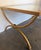 Curule Gilt Iron Coffee Table With Antiqued Mirror Top by Miamar Home For Sale - Image 14 of 14