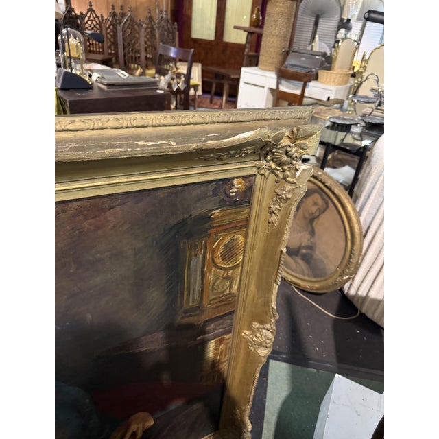 Portrait, 1890s-1910s, Oil on Canvas, Framed For Sale - Image 5 of 7