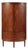 Mid-Century Danish Modern Teak Corner Bar or Storage Cabinet 1960s Selling as-Is For Sale