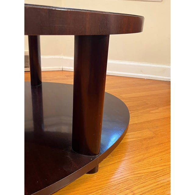 Baker Furniture Oval Coffee Table by Barbara Barry For Sale In Chicago - Image 6 of 12
