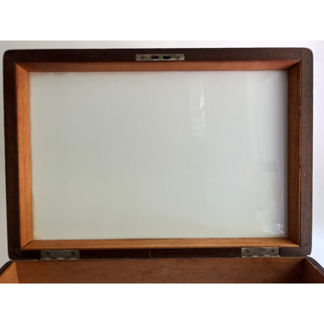 Mid 20th Century Vitrolite Lined Lidded Humidor For Sale - Image 12 of 18