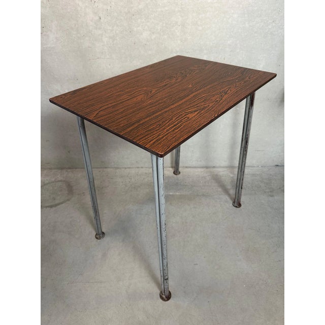 Vintage Industrial Steel and Composite School Desk, 1960s For Sale - Image 18 of 18