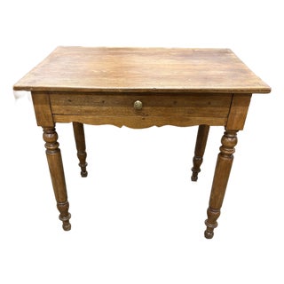 19th Century Side Table Chestnut Wood From France For Sale