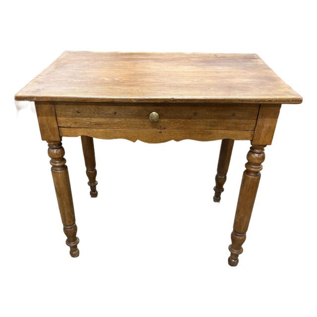 19th Century Side Table Chestnut Wood From France For Sale
