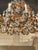 Early 20th Century Early 20th Century French Crystal and Amber Flower Chandelier For Sale - Image 5 of 11