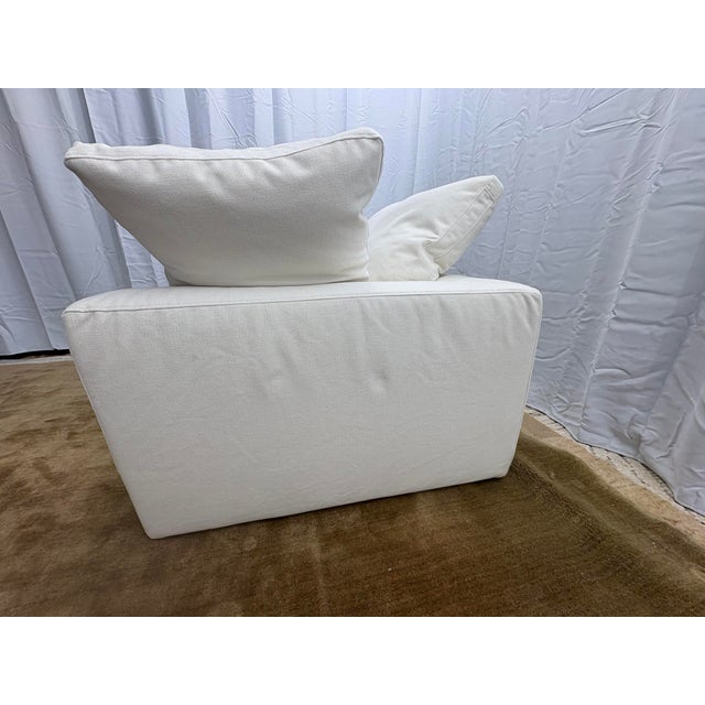 Rh Cloud® Chair — Classic 40" | Natural Performance Linen For Sale In Columbus - Image 6 of 18