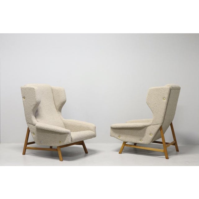 Mid-Century Modern Giulia Lounge Chairs by Gianfranco Frattini for Cassina, 1957, Set of 2 For Sale - Image 3 of 12