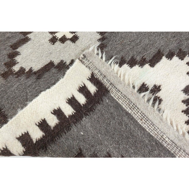 European Folk Stamverband Goat Hair Rug by Doris Leslie Blau For Sale - Image 9 of 9