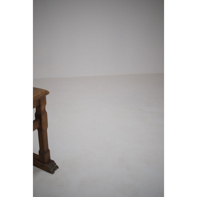 Modernist Breton chair in the Seiz Breur style, Brittany, circa 1930-1940 This solid oak chair exemplifies the revival of...