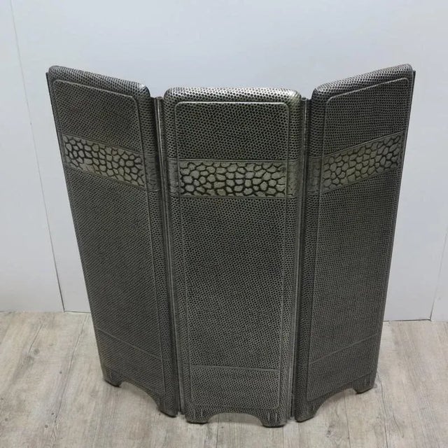 3-Part Fire Guard, 1930s For Sale - Image 3 of 4
