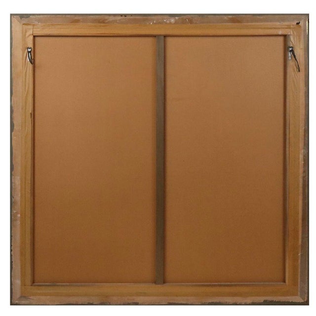 Oversize Neoclassical Gilt Square Mirror For Sale - Image 4 of 4