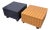 Purple + Orange Peg Board Storage Tables on Casters, Set of Two For Sale