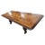 Dennis & Leen Baroque Style Walnut Oak Mahogany Parquetry Trestle Dining Table For Sale - Image 11 of 13