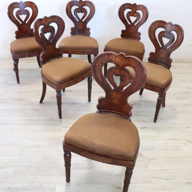 Early 19th Century Dining Chairs in Walnut, Set of 6 For Sale - Image 15 of 17