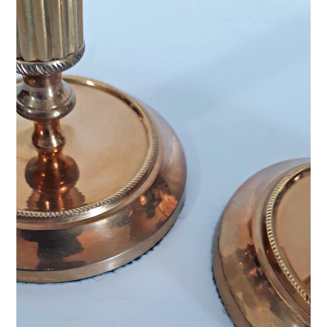 Vintage Gatco Hollywood Regency Solid Brass Candle Holders A Pair Chairish