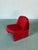 Mid-Century Modern 1970s Original Alky Chair Attributed to Giancarlo Piretti in Red Velvet For Sale - Image 3 of 6