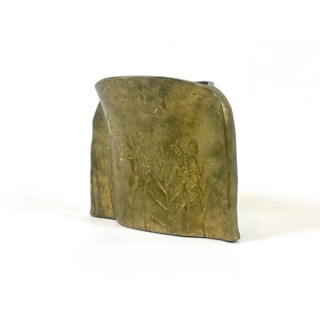 Vintage Handmade Bronze Vase by Dorothea Dietz, 1960s For Sale - Image 16 of 18