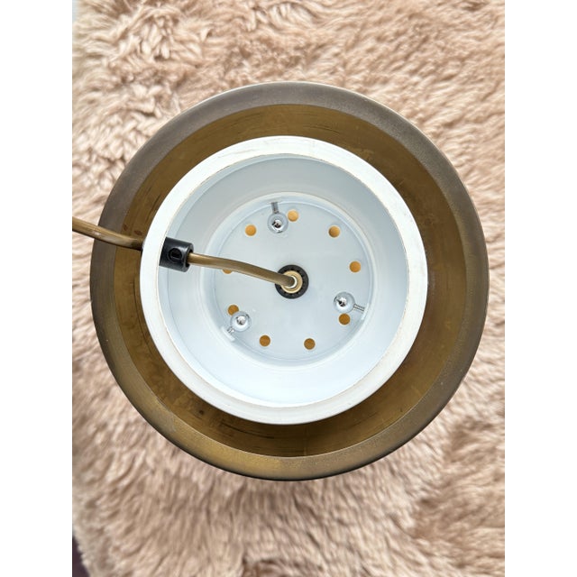 Mid-Century Swirl Murano Glass Table Lamp attributed to Zonca, Italy, 1970s For Sale - Image 16 of 18