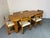Mid-Century Modern Pine Table and Chairs by Pierre Chapo for Pierre Jeanneret, 1950s, Set of 7 For Sale - Image 17 of 18