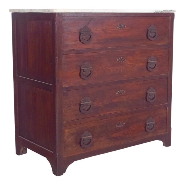 Portuguese Rustic Chest of Drawers, 1950s For Sale