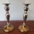 Metal 1960s Weighted Web Pewter Silver & Brass Candle Holders- a Pair For Sale - Image 7 of 7