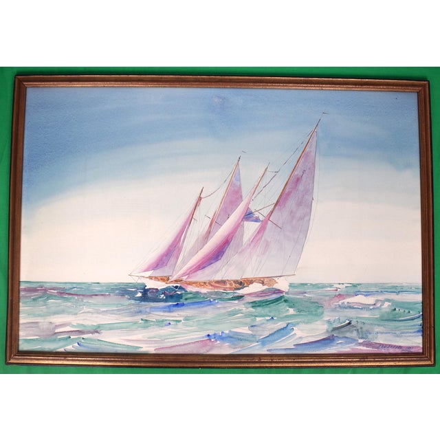Art Sz: 19 5/8"H x 29 1/2"W Frame Sz: 21 1/2"H x 31 1/2"W Provenance: The Whitney Vanderbilt Collection Frederic (Fredric)...