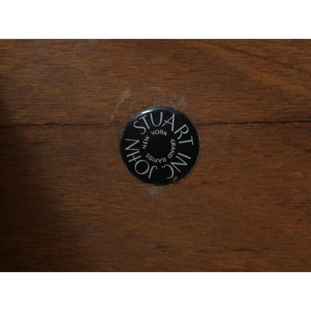 John Stuart Mid Century Modern Macassar Dresser Armoire For Sale - Image 16 of 17