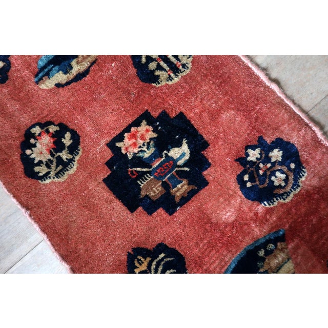 1920s 1920s, Antique Chinese Art Deco Rug 2 X 4 For Sale - Image 5 of 11