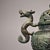 Bronze Late 19th Century Bronze Tripod Censer With Deer Finial, 2400g, Archaic Motifs For Sale - Image 8 of 10
