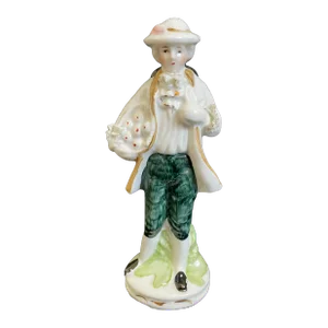 Vintage Colonial Man Porcelain Figurine